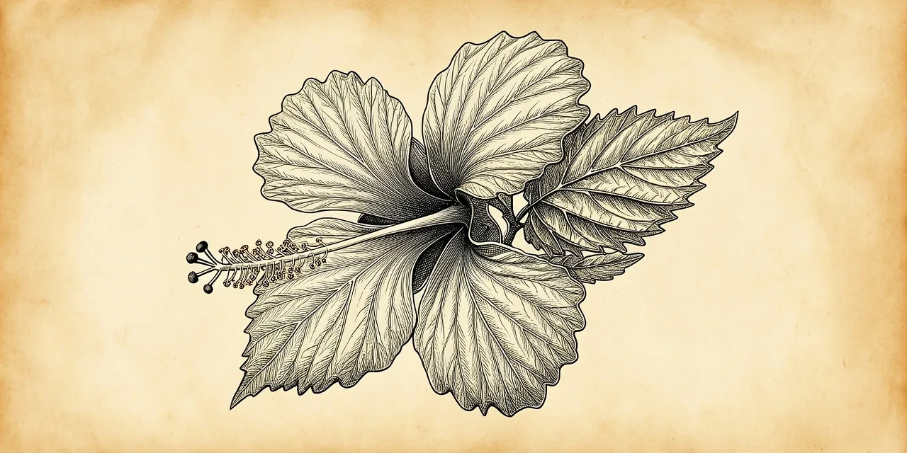 Botanical Etching